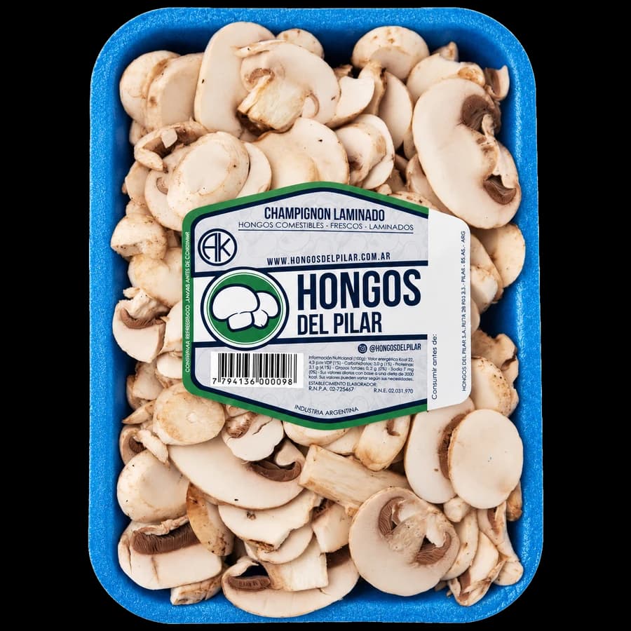 Champignon laminado — Bandeja 200 g